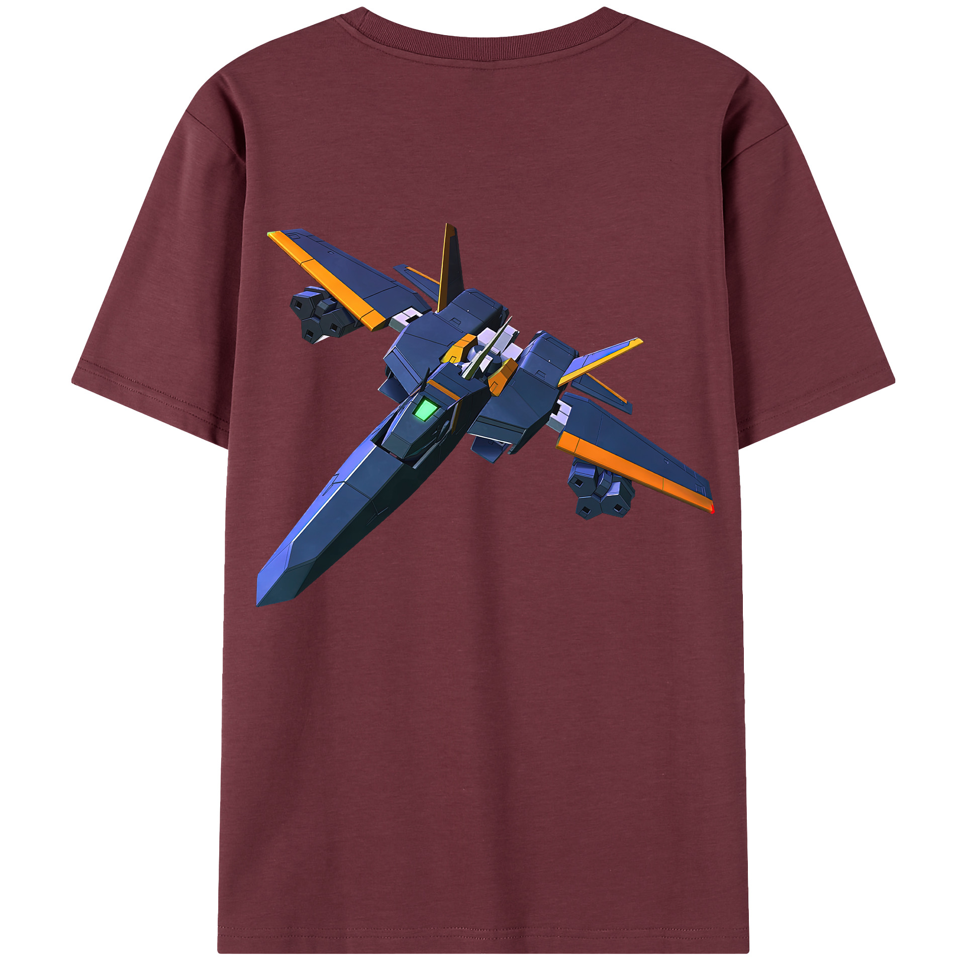 （画像用） 機動戦士ガンダム Mobile Suit Gundam 綿100％半袖Tシャツ（背面プリント）